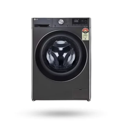 LG 9Kg Front Load Washer and Dryer Machine Platinum (Black)