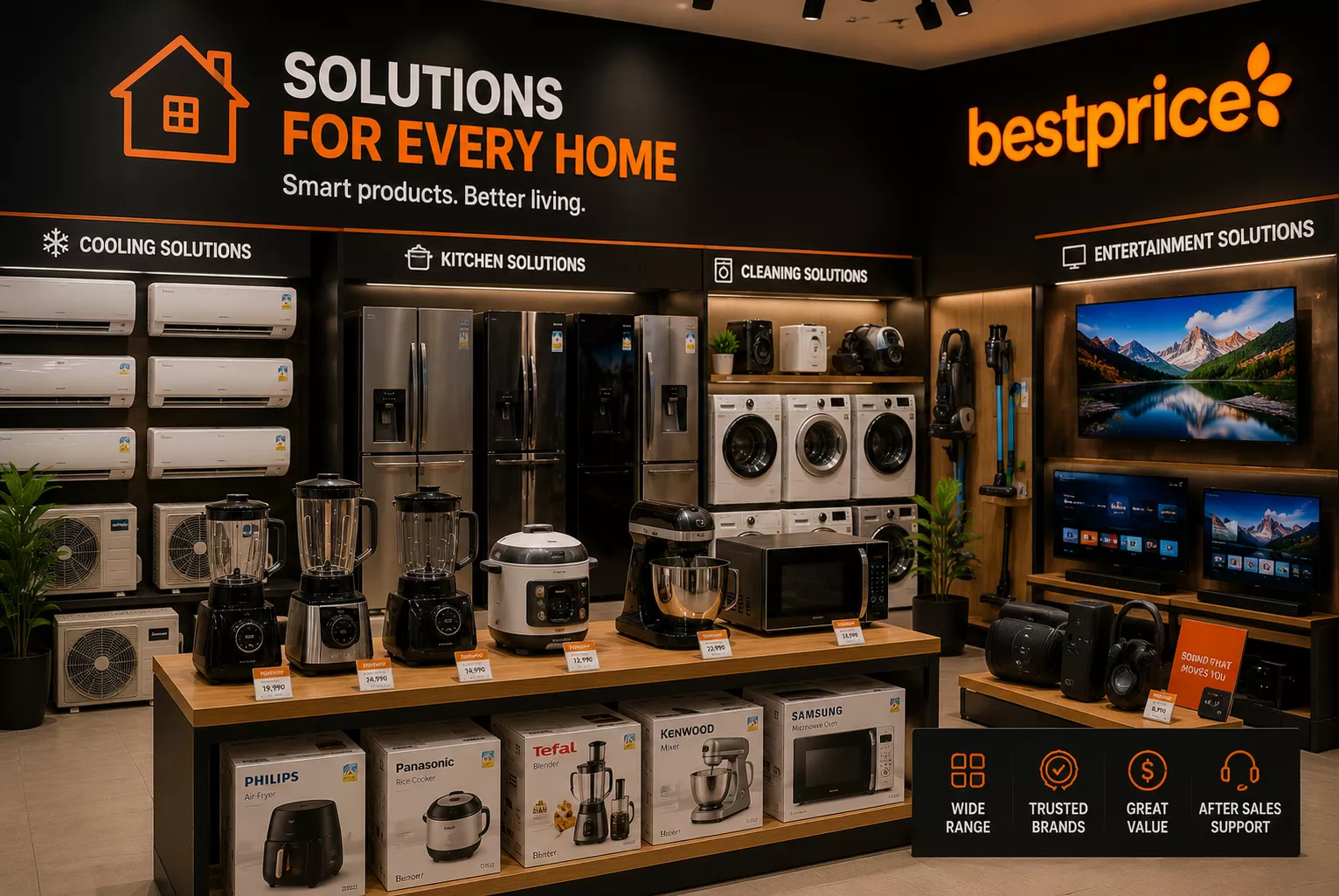 Solutions for every household